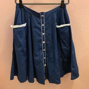 Hell Bunny Polka Dot Skirt!